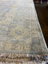 Portia D. Harris 9x12 Light Blue Hand-Knotted Oushak Rug