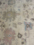 Nika King 9x12.3 Cream Hand-Knotted Oushak