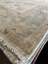 Nika King 9x12.3 Cream Hand-Knotted Oushak