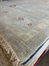 Shelby Leshine 9.9x14 Grey Hand-Knotted Oushak Rug