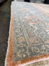 Jordana Verroi 8.5x11.7 Orange Whitewashed Hand-Knotted Oushak