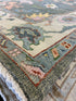 Marisela Zumbado 8x9.9 Multi Color Hand-Knotted Oushak Rug