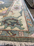 Marisela Zumbado 8x9.9 Multi Color Hand-Knotted Oushak Rug