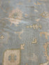Eva Anderson 9x13 Light Blue Hand-Knotted Oushak Rug