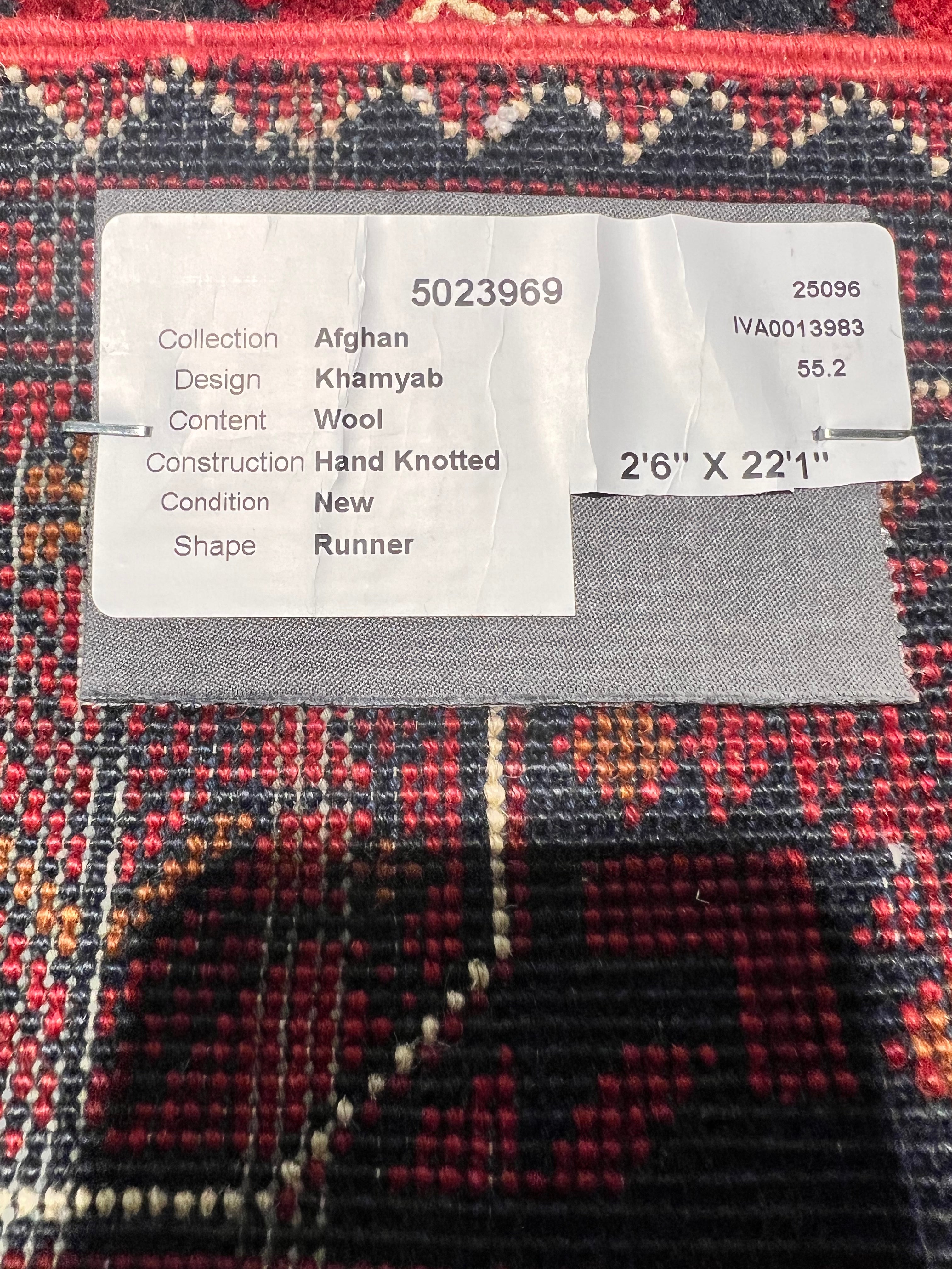 Tina Roderick 2.6x22.1 COLOR Afghani Khamyab Runner