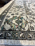 Lilli Stein 8x10 Silver Hand-Knotted Oushak Rug