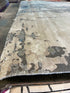 Justin Borden 8.9X11.9 Silver Hand-Knotted Modern Style Rug
