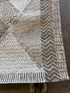 Lab Ox 5.3x7.6 Hand-Tufted Ivory & Brown Geo