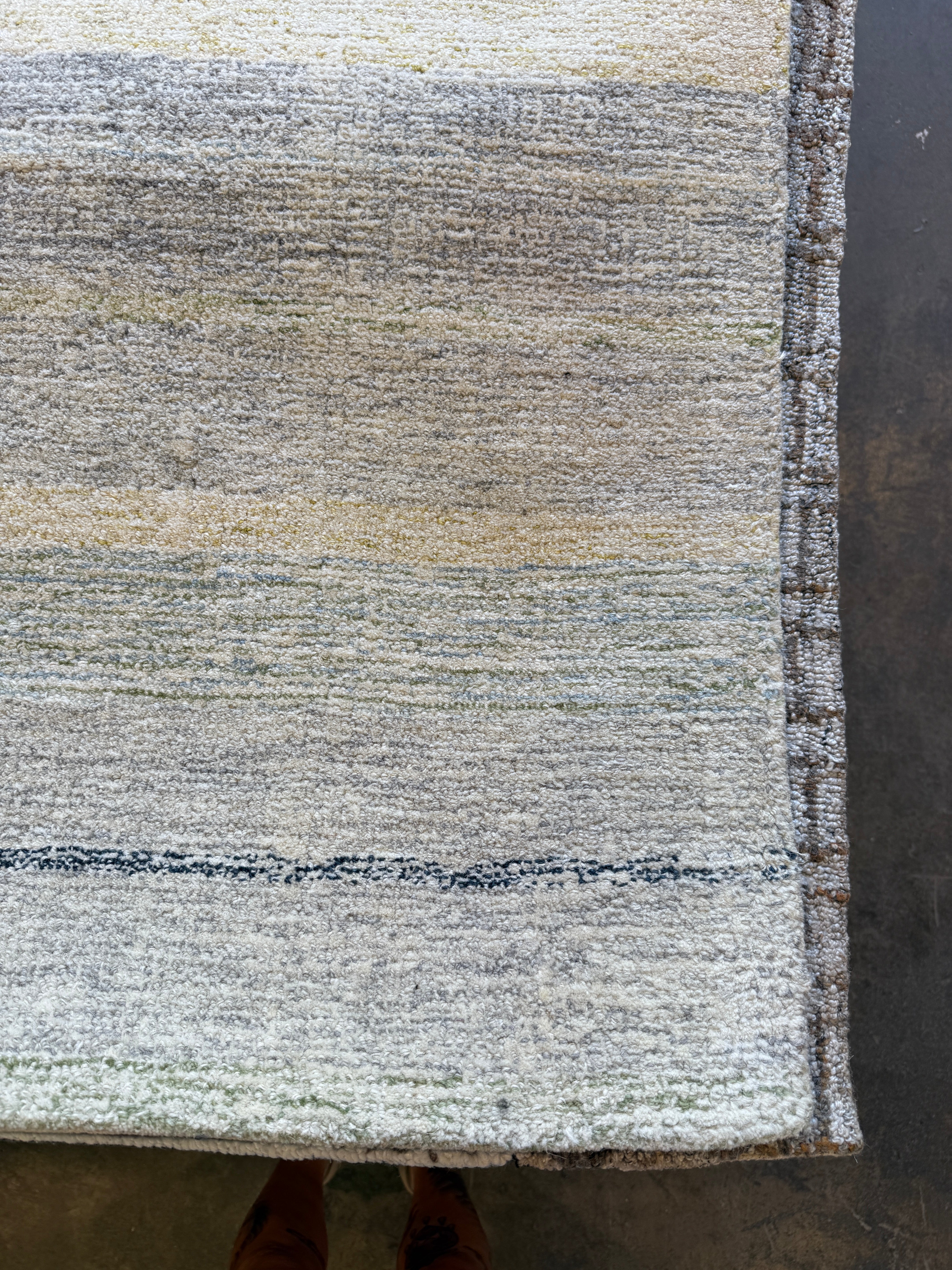 Topsy Chapman 5x7 Hand-Tufted Pastel Stripe