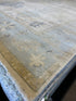 Carole Keen 8x9.9 Light Blue Hand-Knotted Oushak Rug
