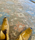 Tilly 9x12 Hand-Knotted Blue and Brown Oushak Rug