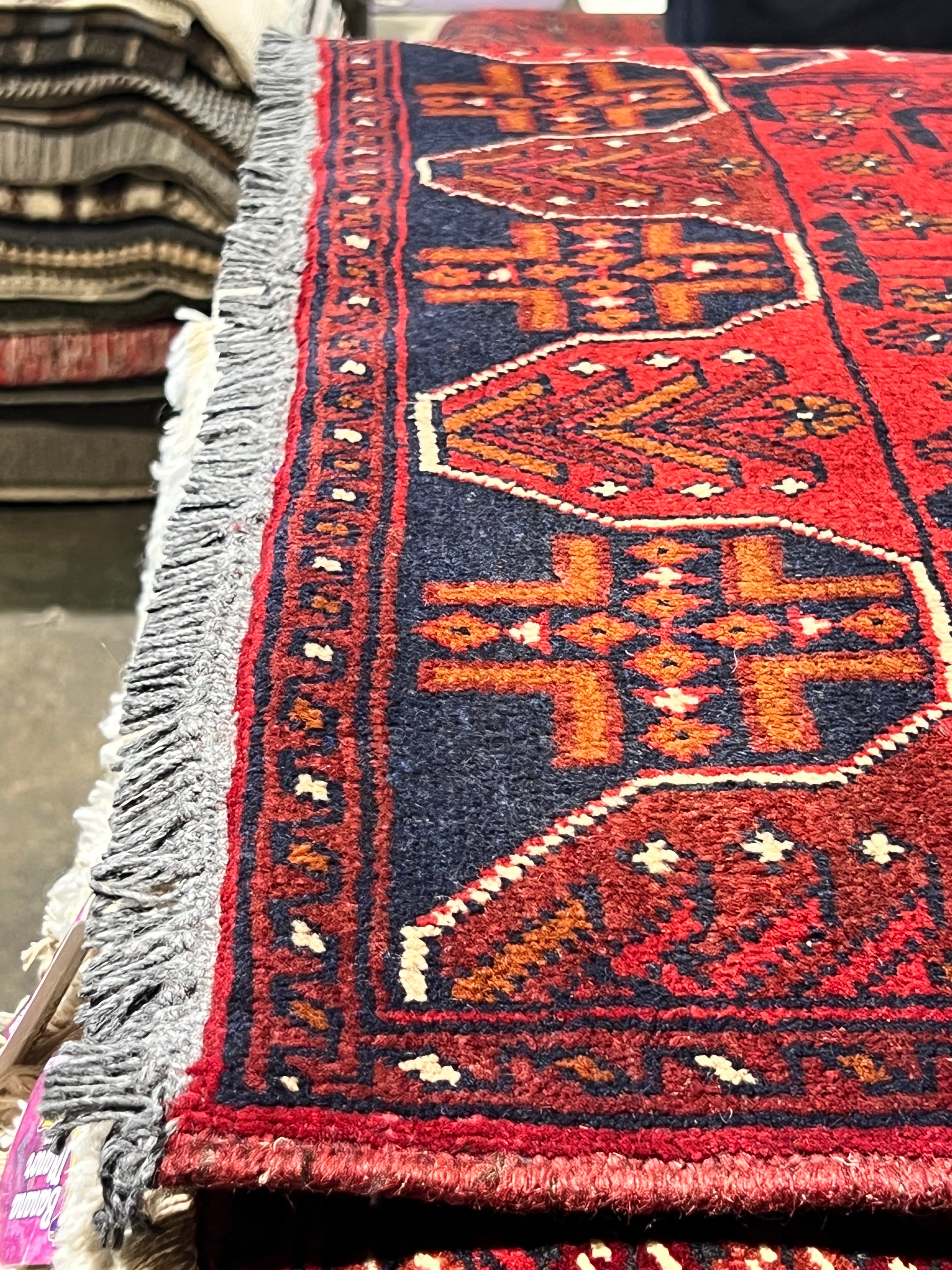 Jordan Ladd 5.6x7.5 COLOR Afghani Khal Muhammad Rug