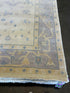 Alison Smith 8x10 Lavender Hand-Knotted Oushak Rug