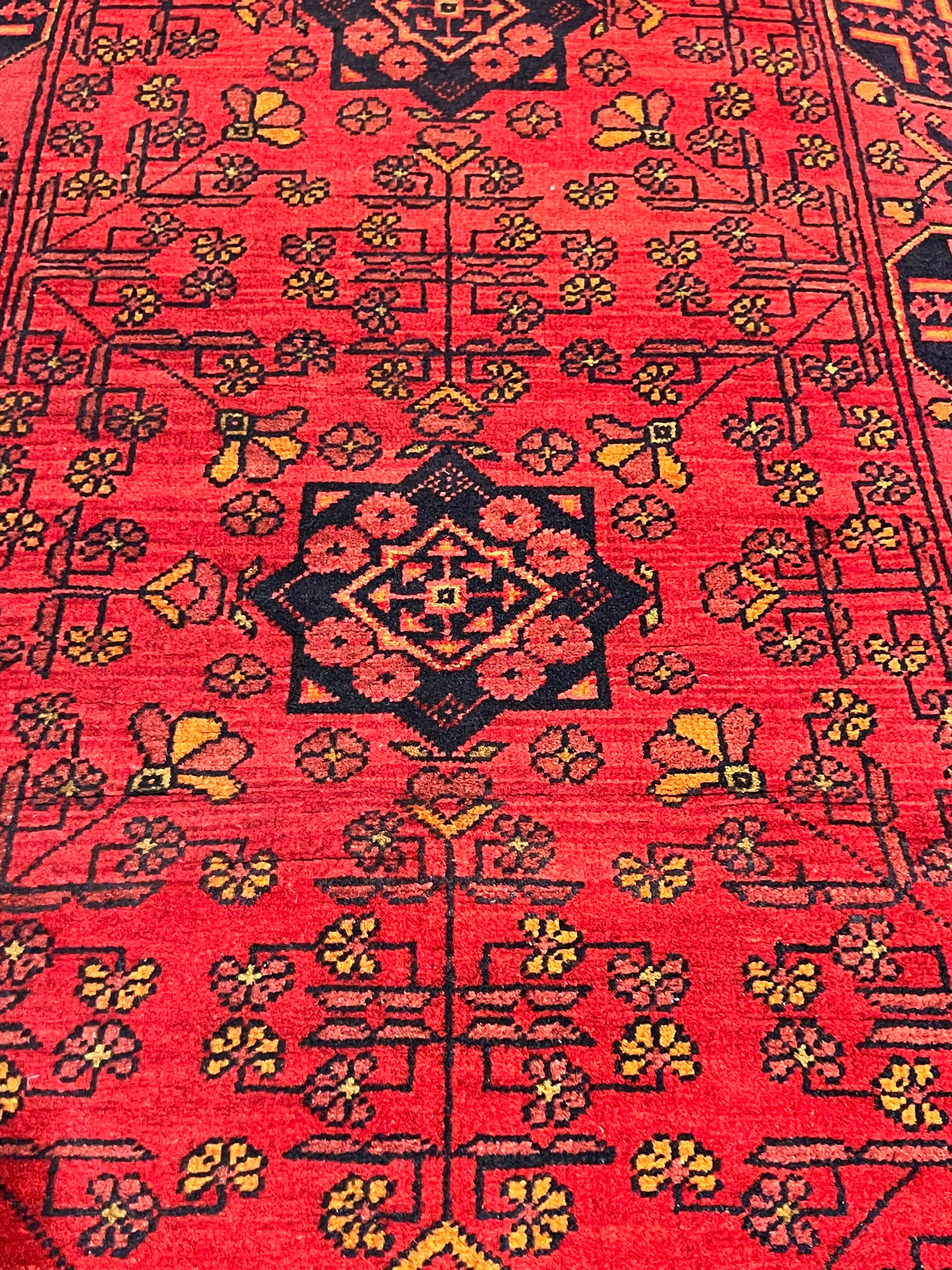 Louise Gold 2.9x9.4 COLOR Afghani Khal Muhammad Runner