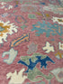 Alabama Barker 8x10 Pink Hand-Knotted Oushak Rug