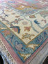 Alabama Barker 8x10 Pink Hand-Knotted Oushak Rug