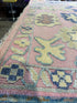 Jill Abramovitz 8x10 Light Pink Hand-Knotted Oushak Rug