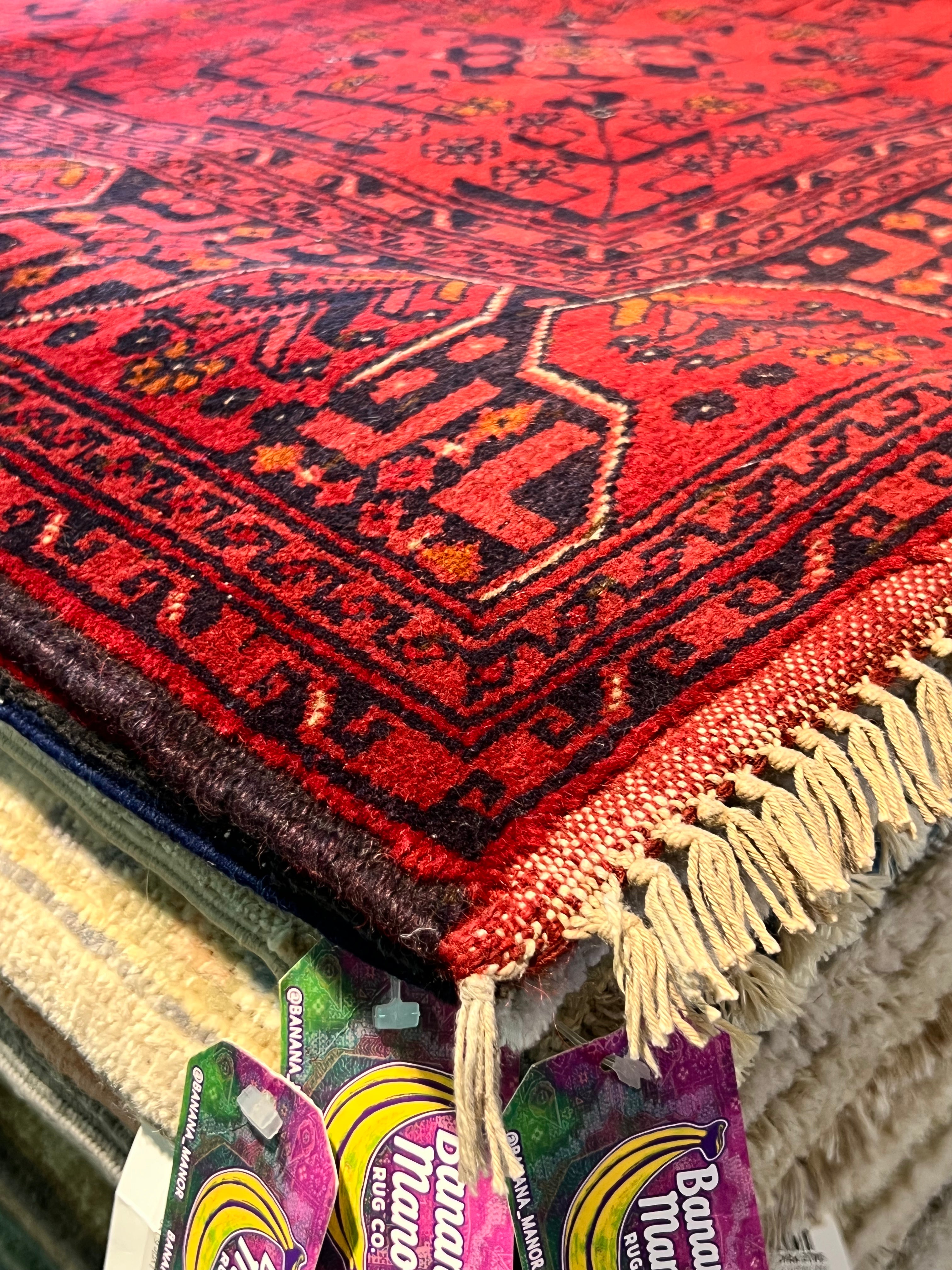 Lana Frank 6.5x9.6 COLOR Afghani Khal Muhammad Rug