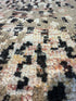 Aya 4.9x7.6 Beige & Tan Hand Knotted