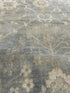 Claudia Lonow 9x12 Silver & Grey Hand-Knotted Turkish Oushak