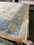 Rosetta 8x10.3 Ivory and Light Blue Oushak Rug CLEARANCE