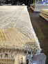 Donna Mills 9.3x12 Hand-Knotted Tan & Gold Oushak