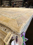 Donna Mills 9.3x12 Hand-Knotted Tan & Gold Oushak