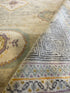 Donna Mills 9.3x12 Hand-Knotted Tan & Gold Oushak