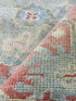 Moira Banks 8x10 Multi Color Hand-Knotted Oushak Rug