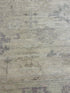 Raven Bowens 7.9x10 Grey Hand-Knotted Oushak Rug