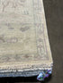 Raven Bowens 7.9x10 Grey Hand-Knotted Oushak Rug