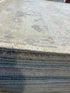 Raven Bowens 7.9x10 Grey Hand-Knotted Oushak Rug
