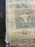 Amy Farrington 8x10 Grey Hand-Knotted Oushak Rug