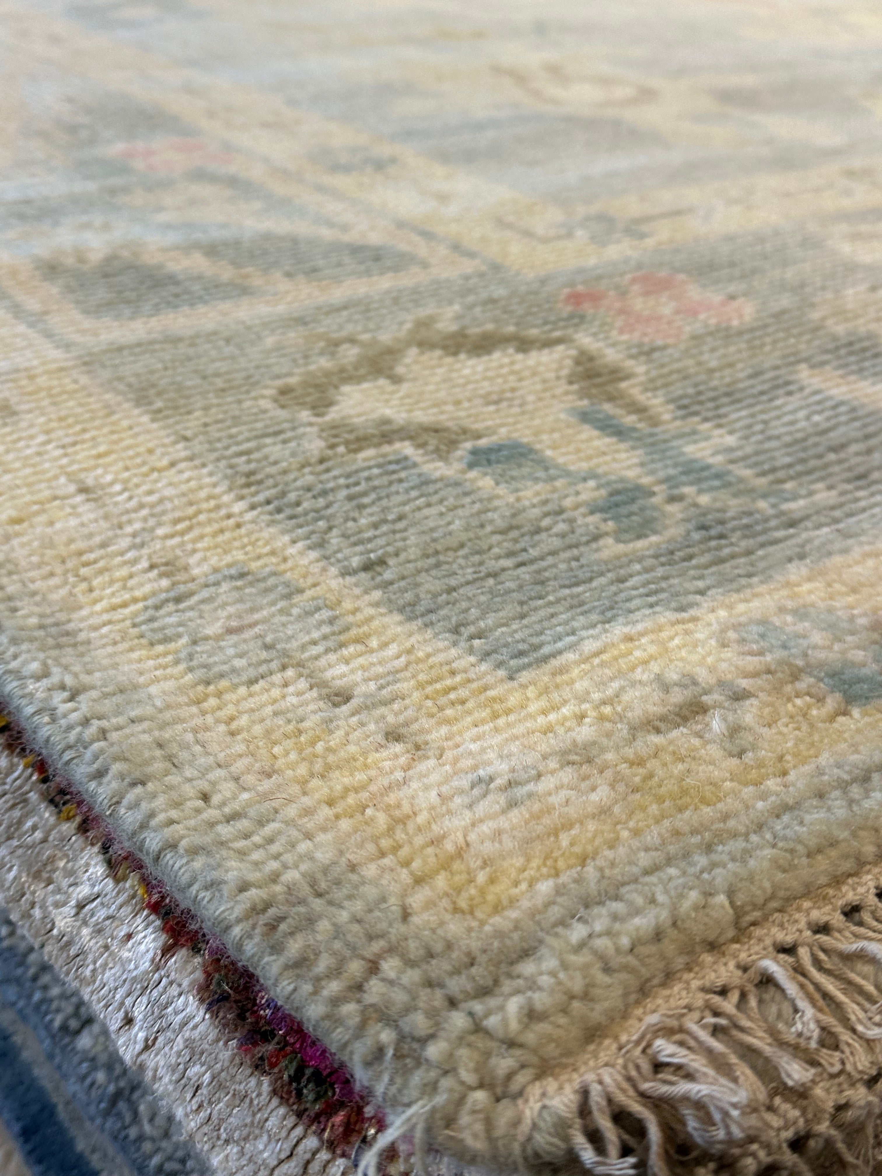 Amy Farrington 8x10 Grey Hand-Knotted Oushak Rug