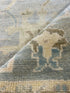 Amy Farrington 8x10 Grey Hand-Knotted Oushak Rug