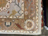 Natacha Amal 8x10 Grey and Rust Hand-Knotted Oushak Rug