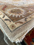 Natacha Amal 8x10 Grey and Rust Hand-Knotted Oushak Rug