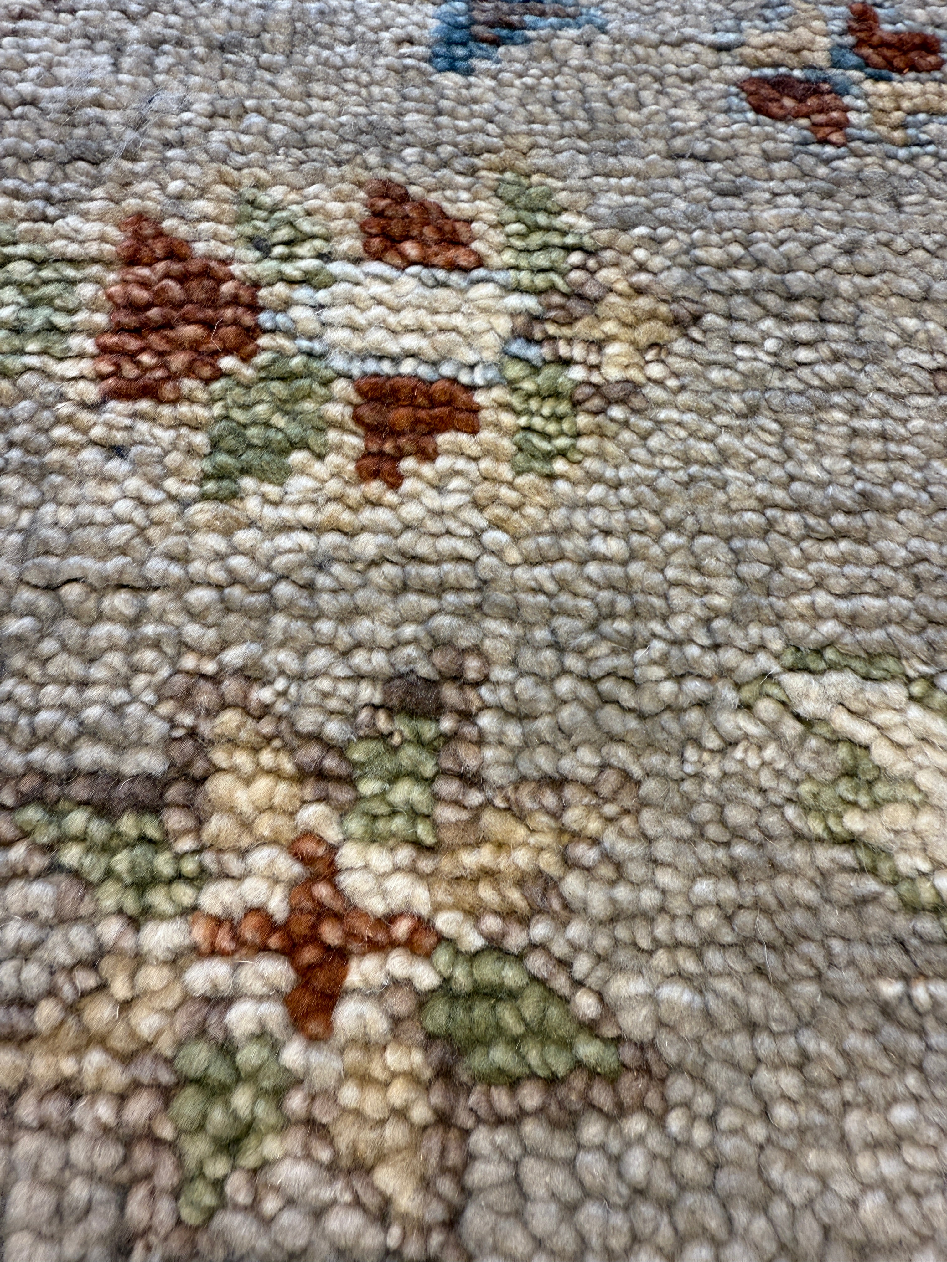 Syrie Maugham 8x10 Grey Hand-Knotted Oushak Rug