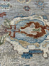 Syrie Maugham 8x10 Grey Hand-Knotted Oushak Rug
