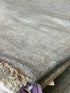 Annie 8x10 Hand-Knotted Silver & Grey Turkish Oushak