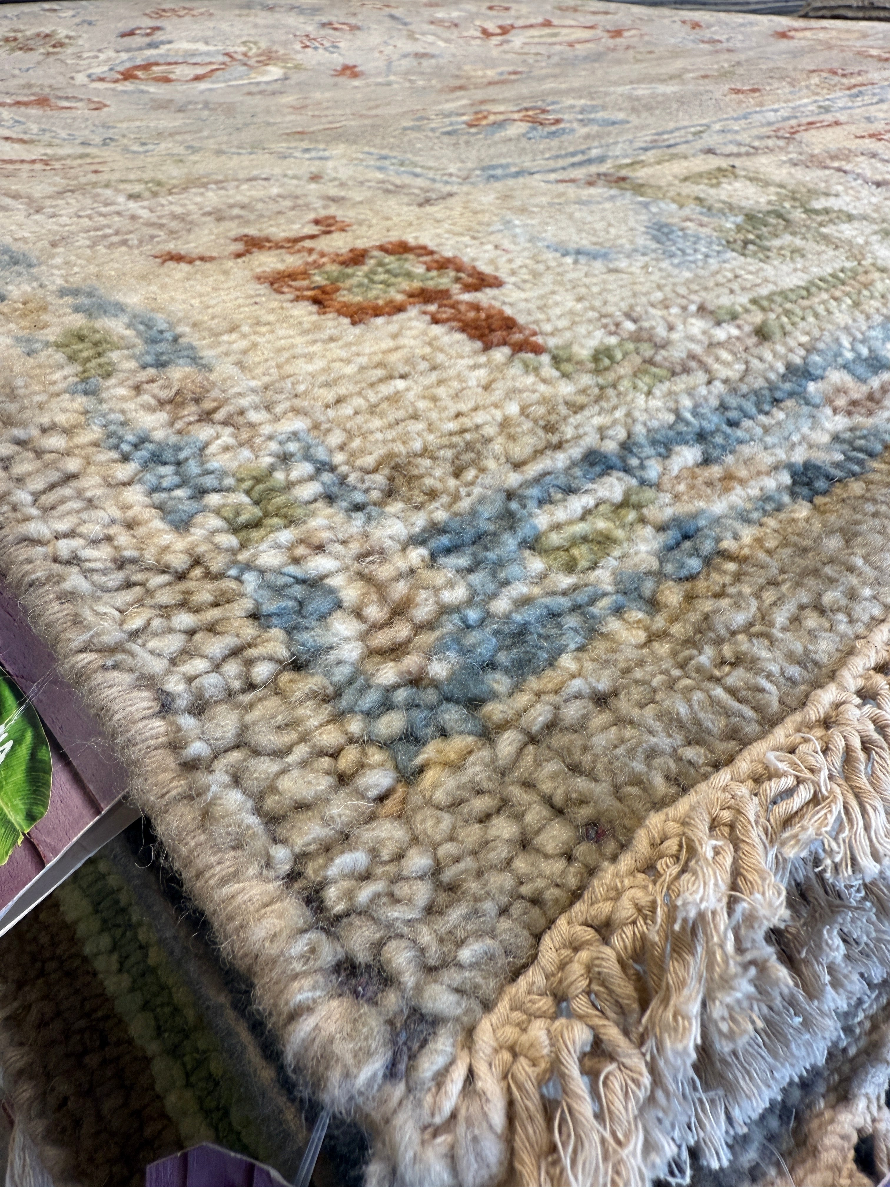 Syrie Maugham 8x10 Grey Hand-Knotted Oushak Rug
