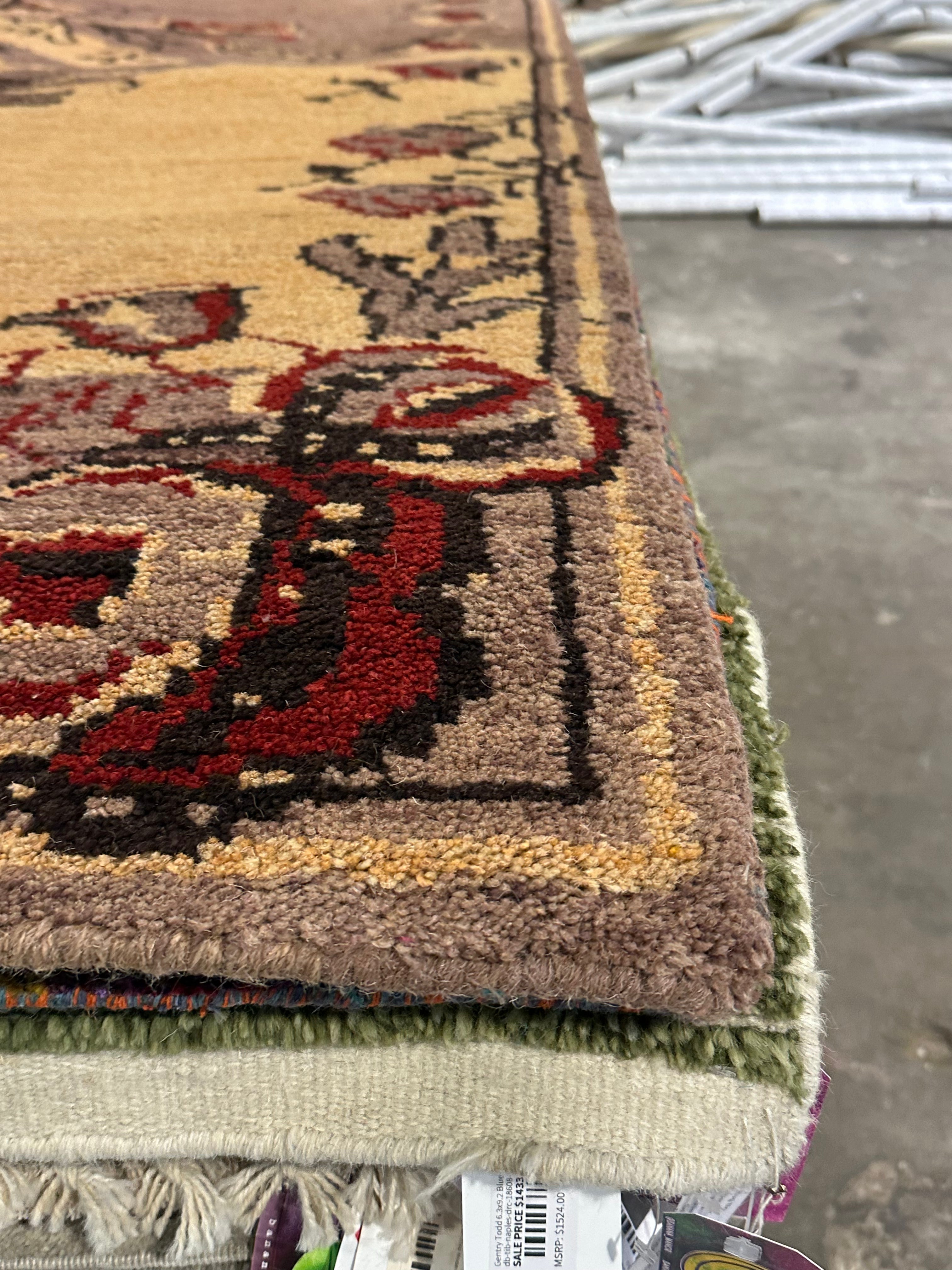 Amy Sherman-Palladino 6x9 Grey Hand-Knotted Oushak Rug