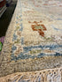 Syrie Maugham 8x10 Grey Hand-Knotted Oushak Rug