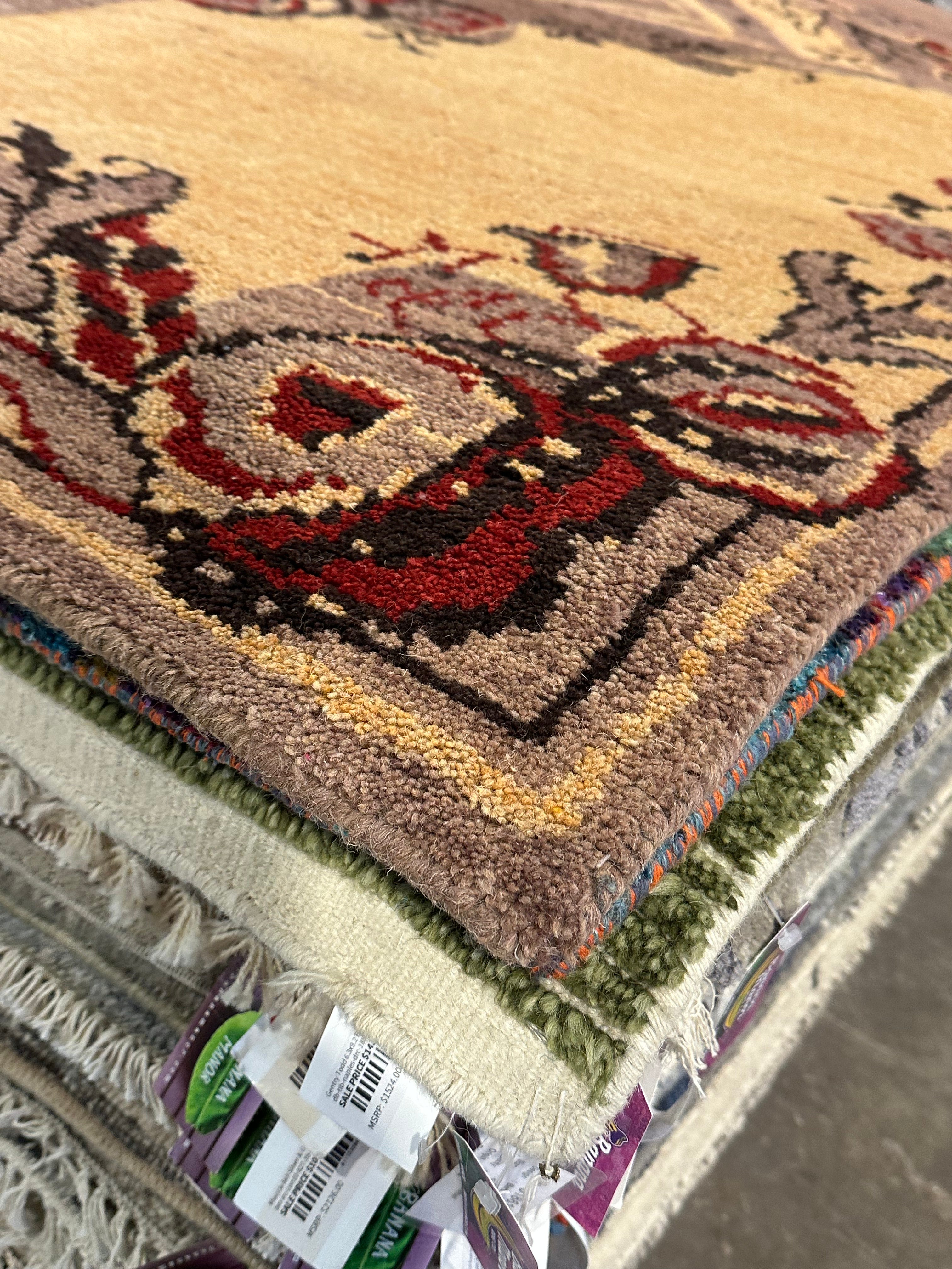 Amy Sherman-Palladino 6x9 Grey Hand-Knotted Oushak Rug