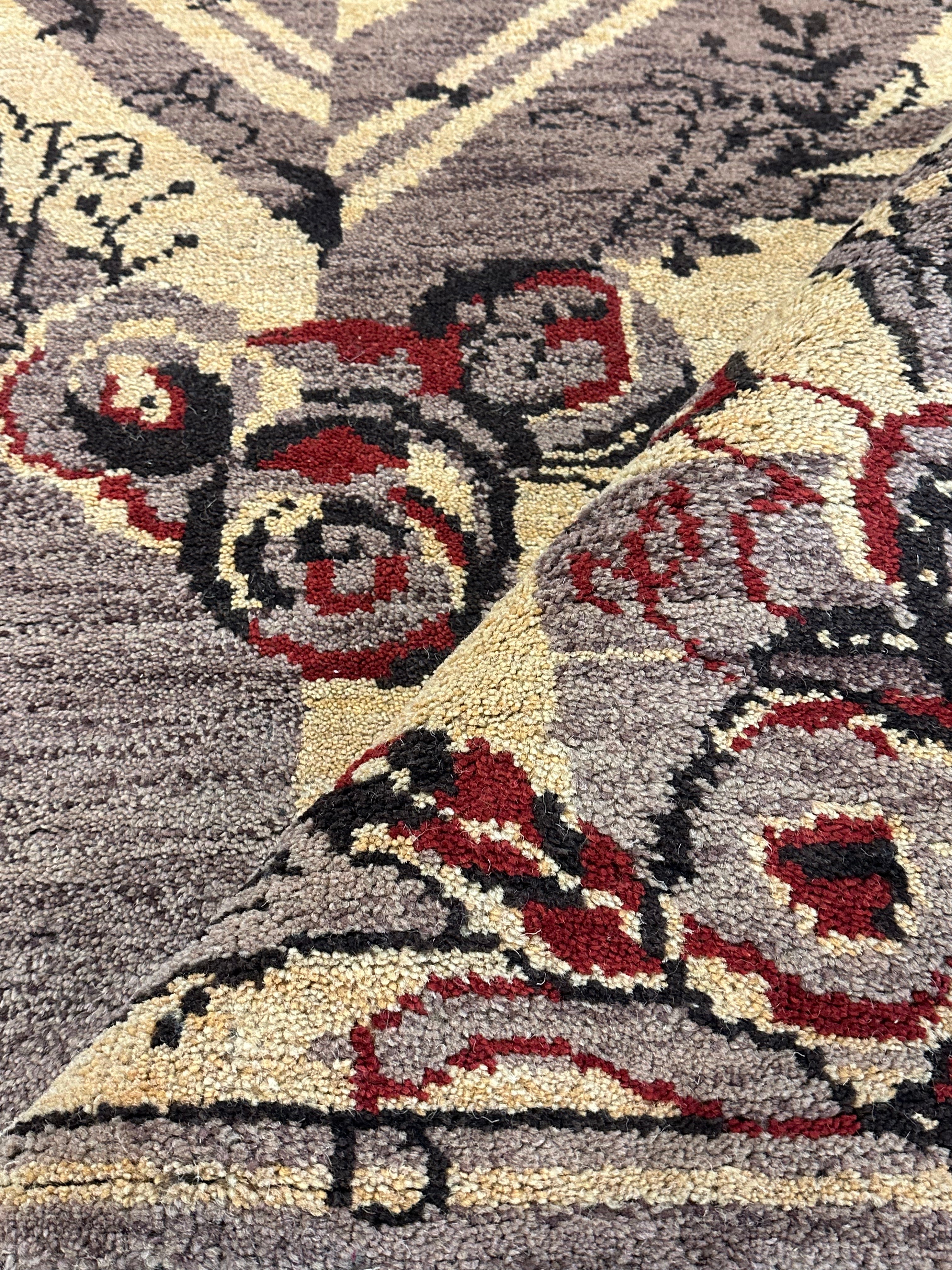 Amy Sherman-Palladino 6x9 Grey Hand-Knotted Oushak Rug