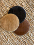 Set of 3 Hair on Cowhide Assorted Coasters