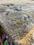 Kahi Lee 8x10 Tan and Grey Hand-Knotted Oushak Rug