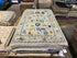 Caroline Aaron 3.3x5 Light Blue Hand-Knotted Oushak Rug