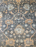 Abbie Cornish 8X10 Hand-Knotted Oushak Rug Grey and Tan