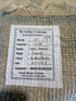 Glynis Barber 8x10.3 Hand-Knotted Oushak Rug Aqua and Tan